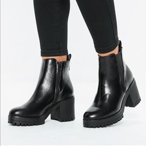 Chunky Ankle Chelsea Boot